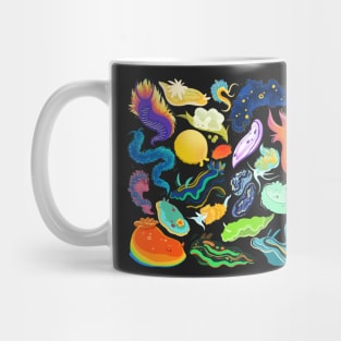 Nudibranch Sea Slugs Design Mug